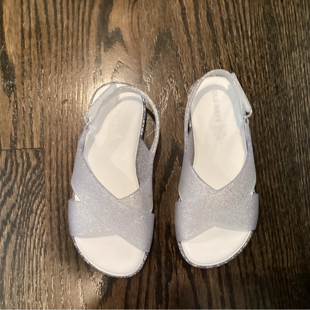 Clear old navy sandals - brand new - size 11